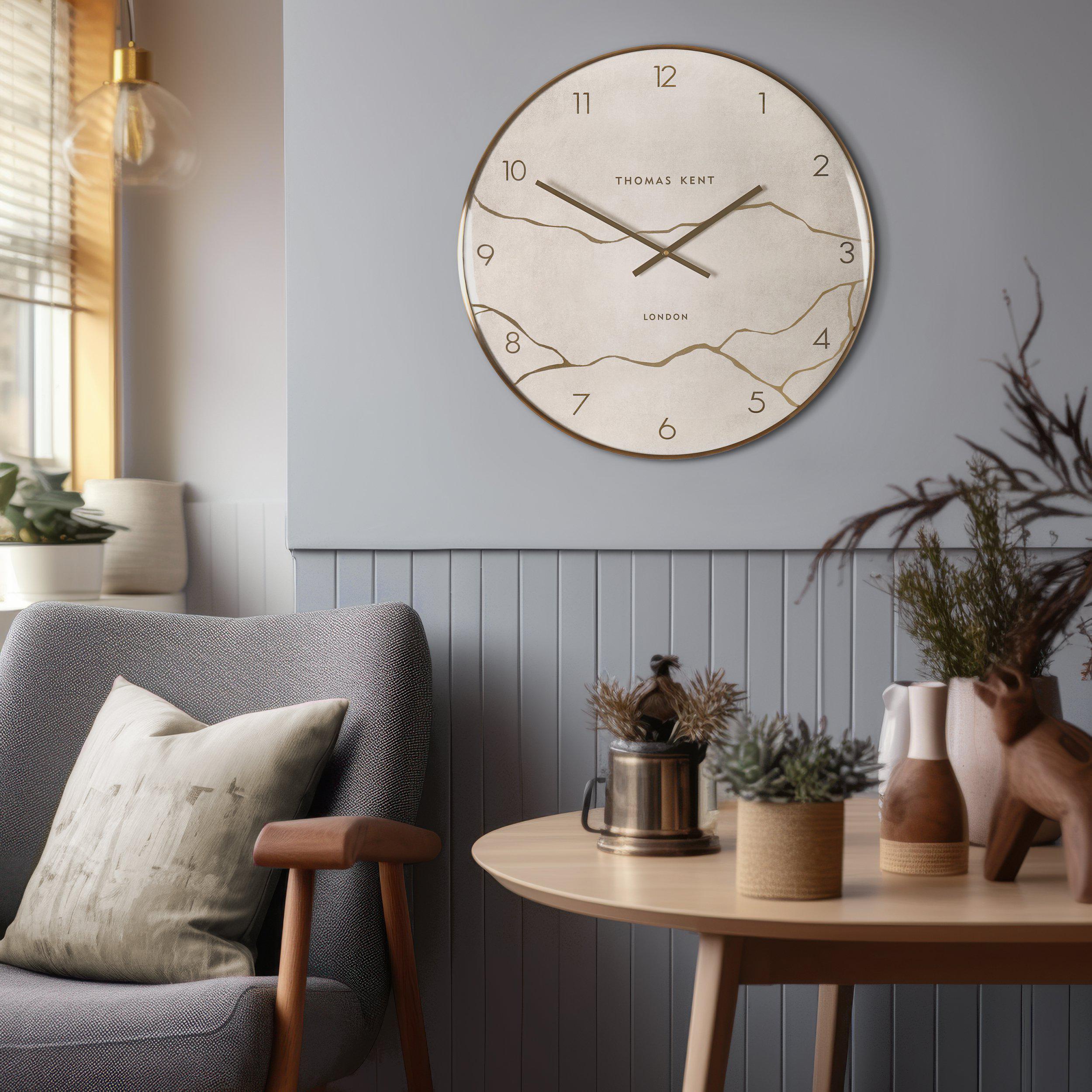 Oyster Stone Grand Wall Clock 26"